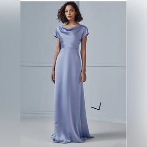 Amsale Marie Dress in Navy